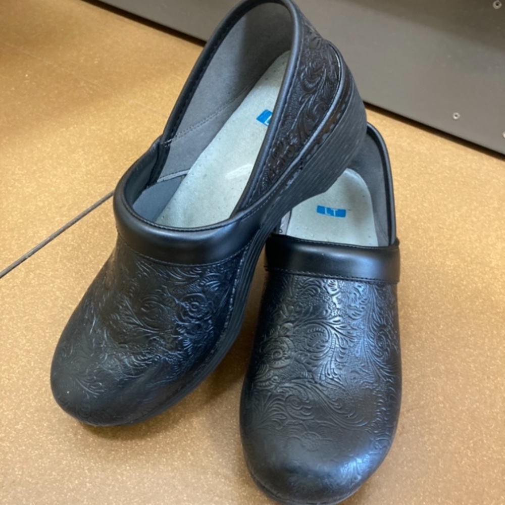 Danskos Professional Black Tooled Clogs